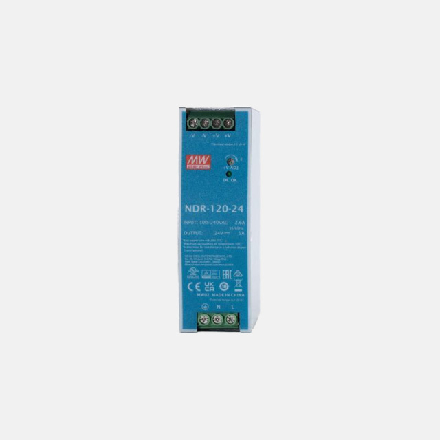 Guide rail installation power supply NDR-120-24