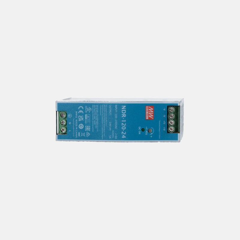 Guide rail installation power supply NDR-120-24