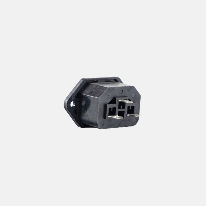 Square-shaped power socket 10A 250V