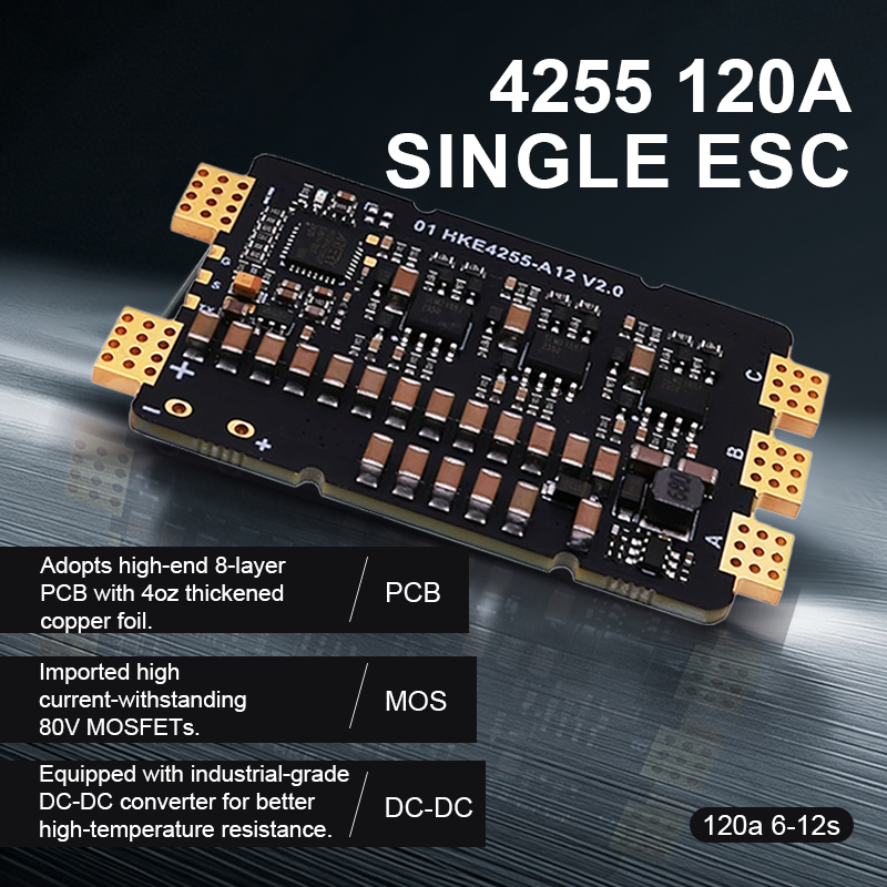 6-12S ESC Board Flight Simulator Controls for Aircraft Helicopter 4255 120A ESC Electronic Speed Controll for FPV Drone Airplane