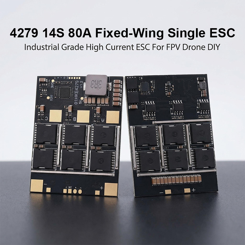 4279 6-14S 80A Electronic Speed Controller ESC Board Flight Simulator Controls with 5V/8A BEC for FPV Racing Drone Quadcopt