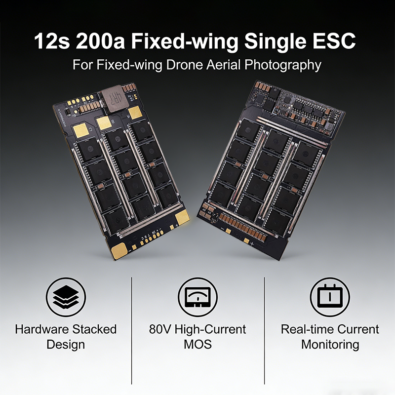 120A Fixed Wing Brushless ESC Electronic Speed Controll for FPV Drone Airplane 6-12S ESC Board Flight Simulator Controls