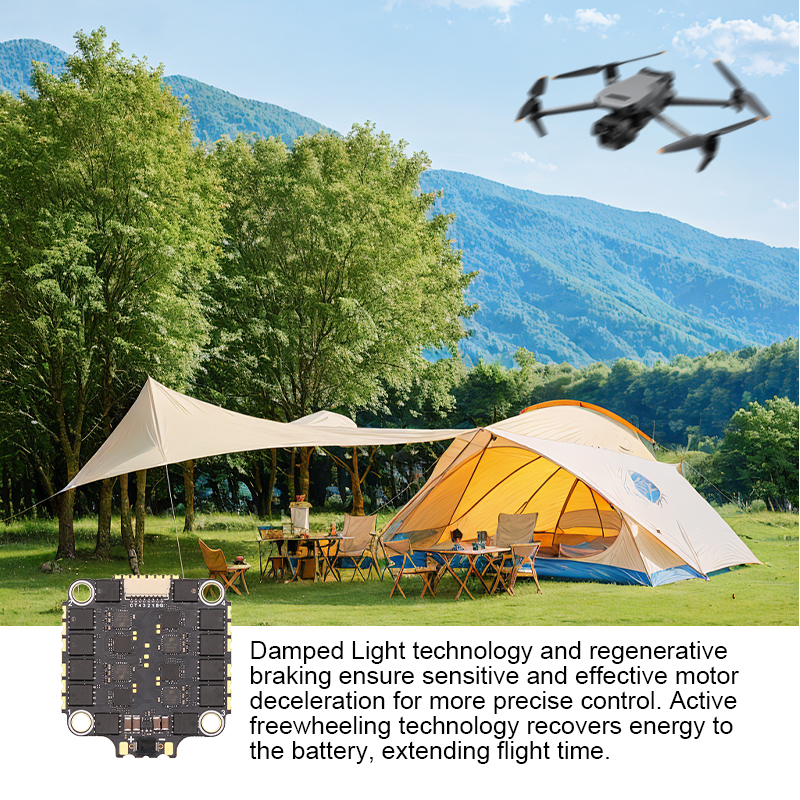 4230 65A 2-8S 4in1 ESC High Performance AT32F421 Flight Simulator Controls for FPV Racing Drone Quadcopters