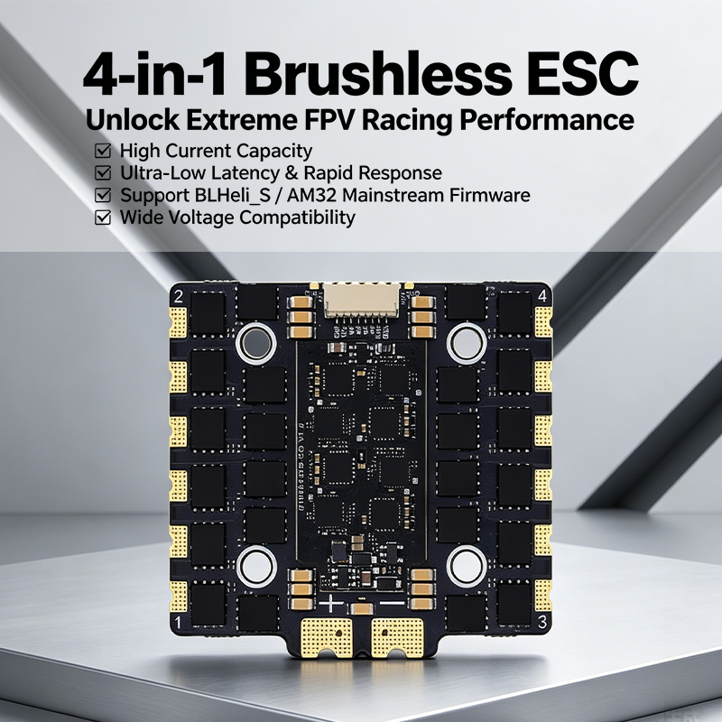 5139 90A/100A/110A 4in1 ESC High Performance Brushless ESC Flight Controller Stack for FPV Drones Racing Freestyle Quadcopter