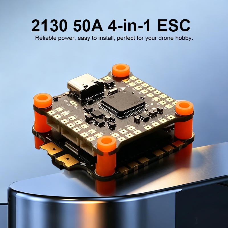 F405 Flight Controller 50A 6S 4in1 ESC Brushless ESC High Performance Mini Flight Controller Stack with Integrating 5V/10V Dual BEC for FPV Racing Drone Parts