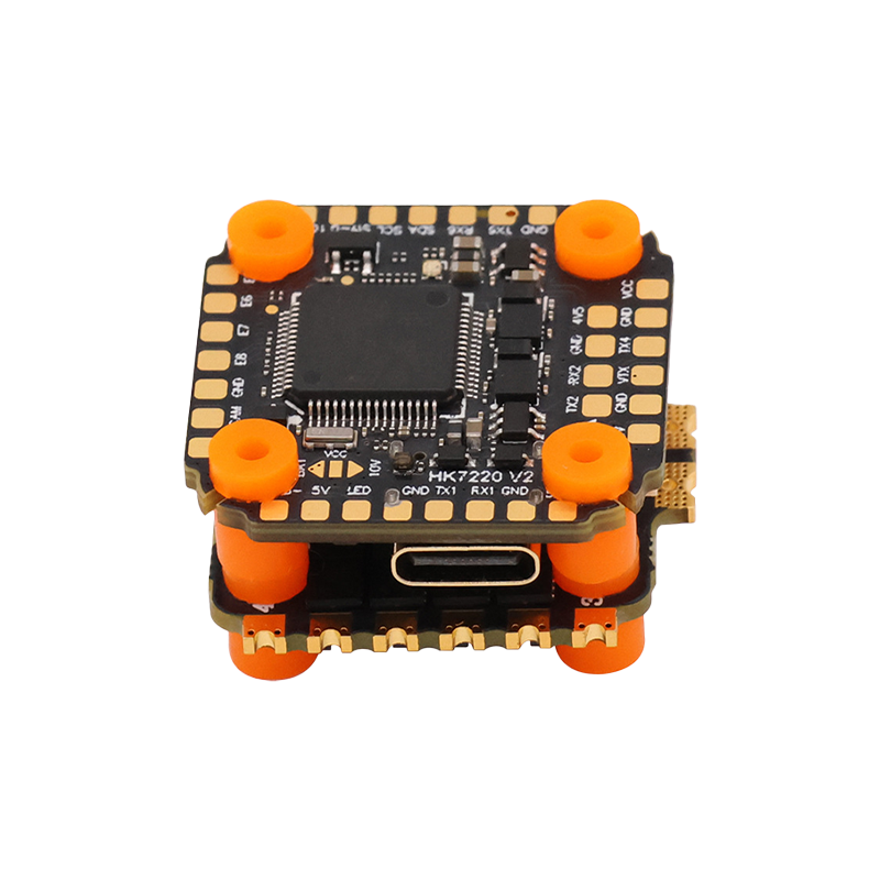 F722 Flight Controller Stack with Integrating 5V/10V Dual BEC F722 40A 6S 4in1 ESC High Performance Brushless ESC for FPV Racing Freestyle Drones Parts