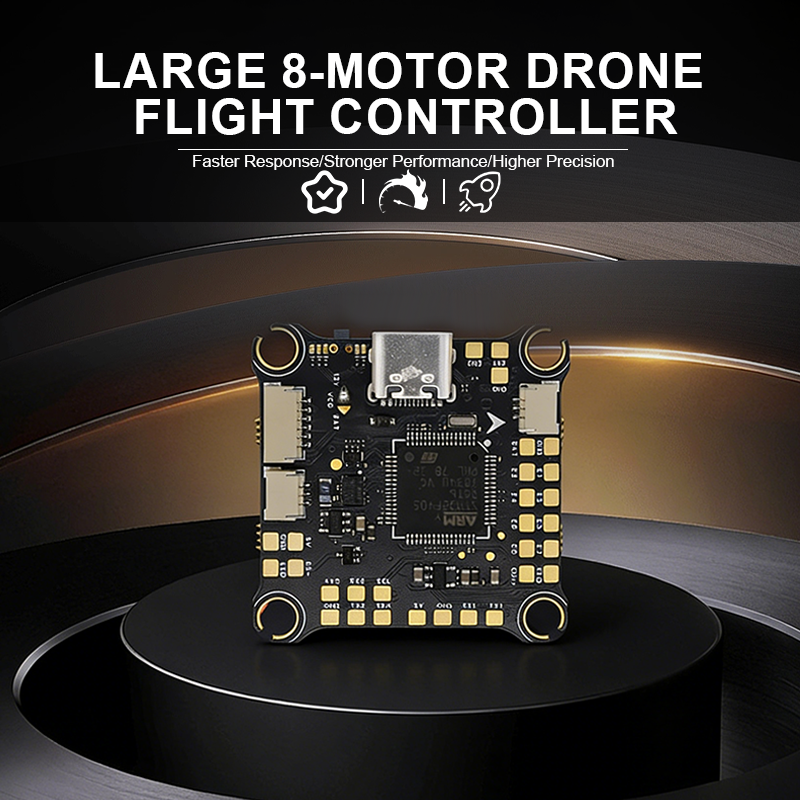F405 Flight Controller with 5V/12V Dual BEC High Performance V2 8S FPV Flight Controller for FPV RC Racing Drones Freestyle Quadcopter
