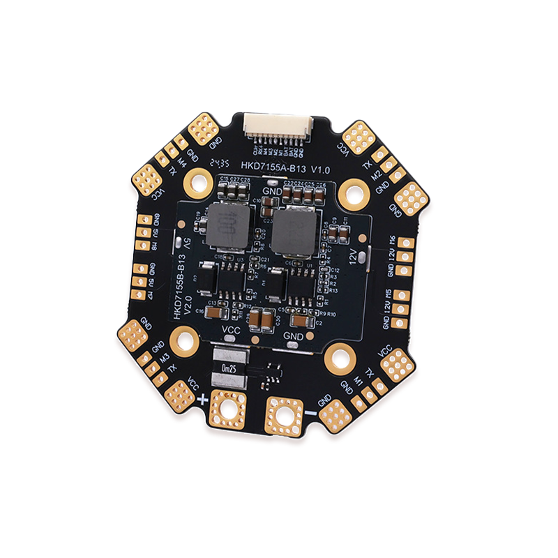 120A 12S Flight Controller Drone Parts with Integrating 5V/10V Dual BEC Power Distribution Board for FPV Racing Drones Quadcopter