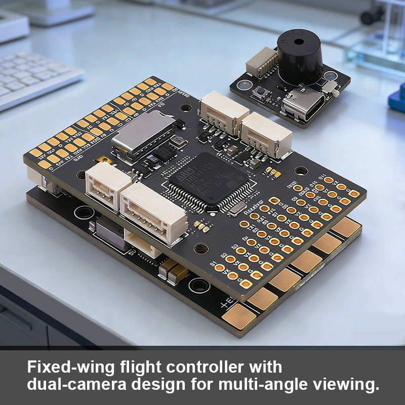 F405 Flight Controller with C1/C2 Dual Camera 2-6S Fixed Wing FPV Flight Controller for FPV Racing Drones Freestyle
