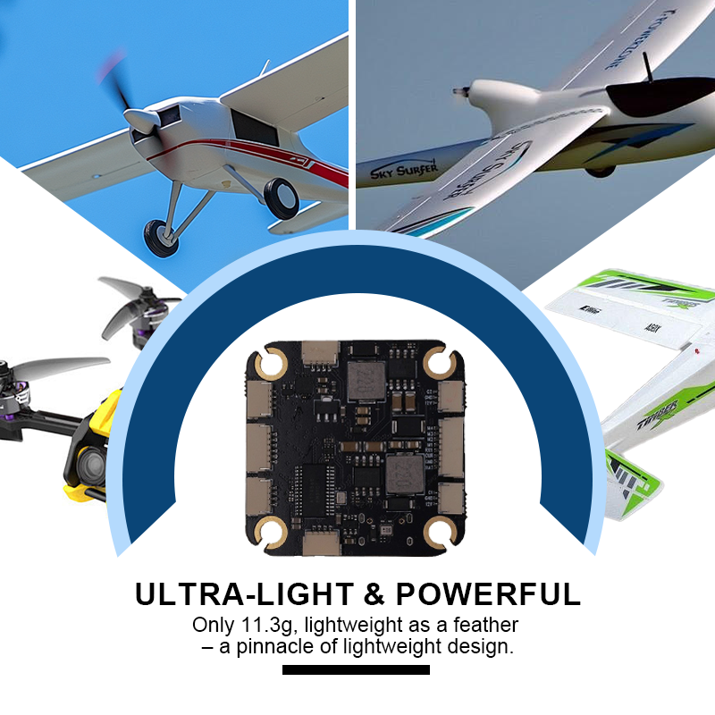 H743 2-12S FPV Flight Controller with Integrating 5V/12V Dual BEC High Performance ICM42688P Flight Controller for FPV Racing Drones Freestyle