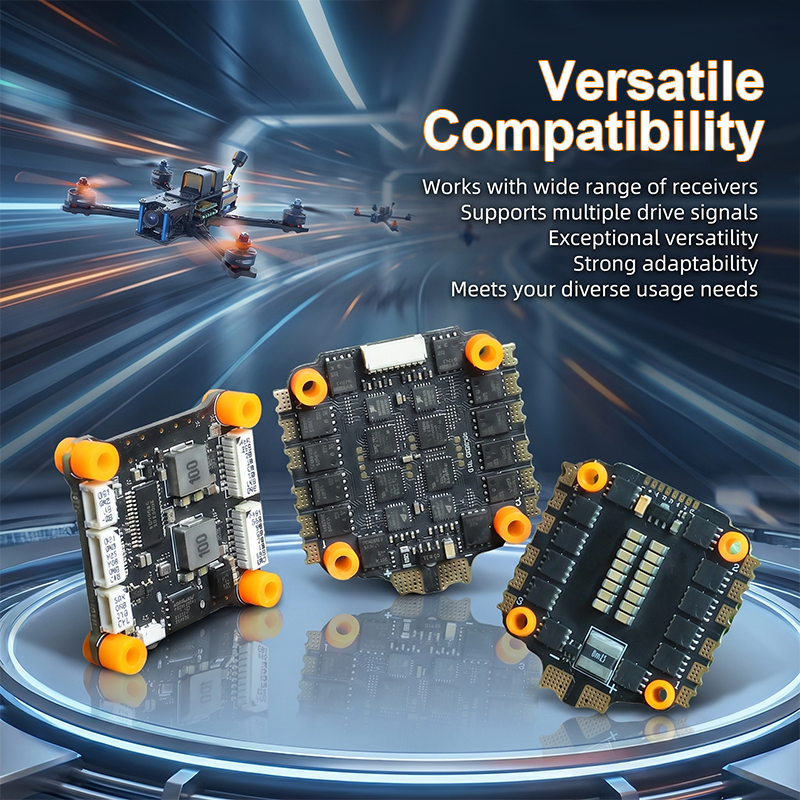 F405 Flight Controller with Integrating 5V/10V Dual BEC 60A 4in1 ESC Mini Flight Controller Stack for FPV Racing Drones Parts