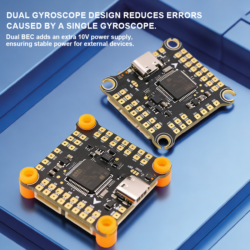 F405 Flight Controller with Integrating 5V/10V Dual BEC 2-6S V2 Flight Controller Stack for FPV Freestyle Drones Parts