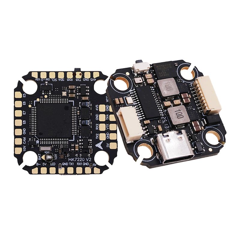 F722 FPV Flight Controller with Integrating 5V/10V Dual BEC F722 2-6S Mini Flight Controller Stack for FPV Racing Drones Quadcopter