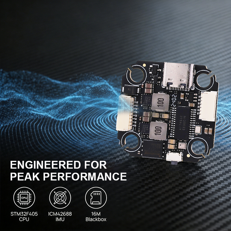 F4520 FPV Flight Controller with Integrating 5V/10V Dual BEC 2-6S Flight Controller Stack for FPV Racing Freestyle Drone Parts