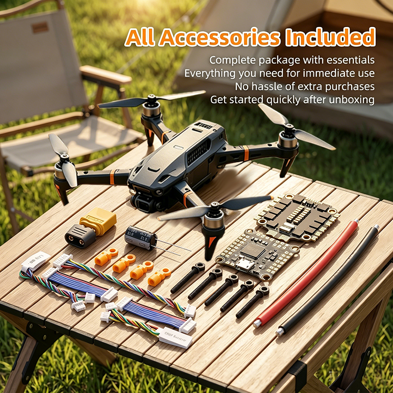 F405 Flight Controller with Integrating 5V/10V Dual BEC 60A 4in1 ESC Mini Flight Controller Stack for FPV Racing Drones Parts