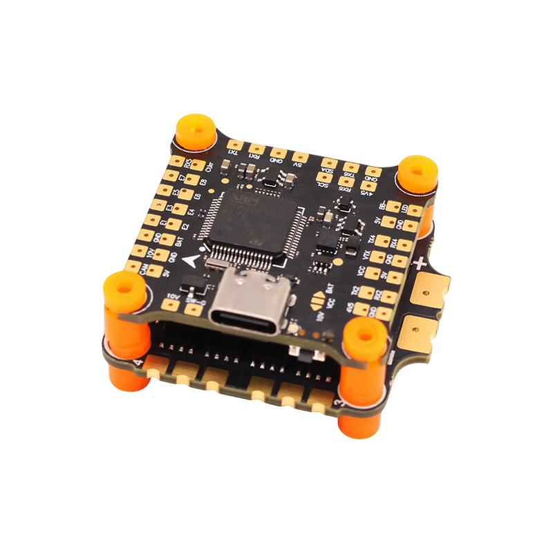 F405 Flight Controller with Integrating 5V/10V Dual BEC 55A 8S 4in1 ESC Brushless ESC Mini Flight Controller Stack for FPV Racing Drones Parts