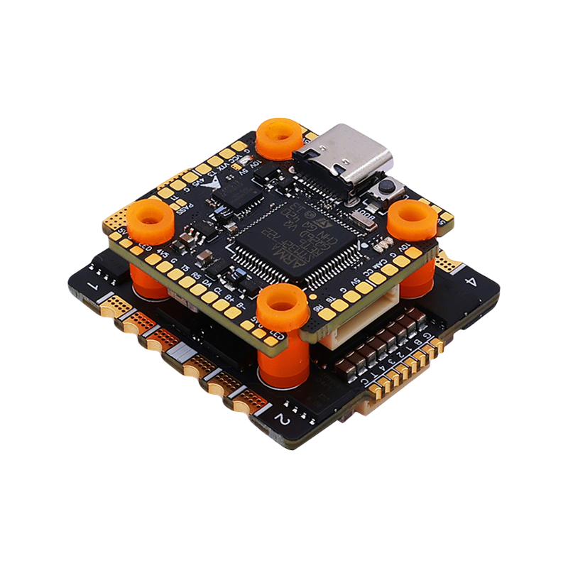 Mini Flight Controller Stack 65A 8S 4in1 ESC F7220 Flight Controller with Integrating 5V/10V Dual BEC Flight Controller Drone Parts for FPV Racing Drones Freestyle