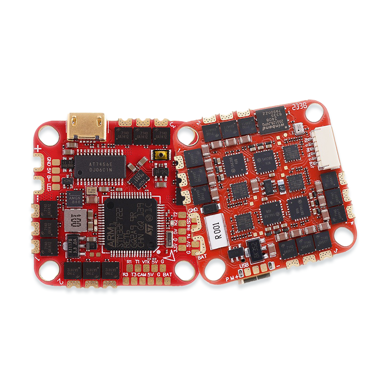 F722 AIO Flight Controller with 32*32mm 40A 6S High Performance Flight Controller Drone Parts for FPV Racing Drones Freestyle