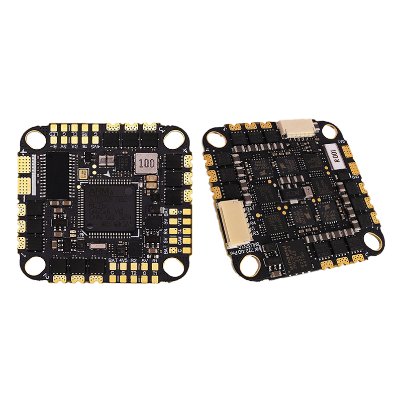 F722 AIO Flight Controller with Dual Gyroscope 2S-6S 45A Mini Flight Controller Stack for FPV Racing Freestyle Drones Parts