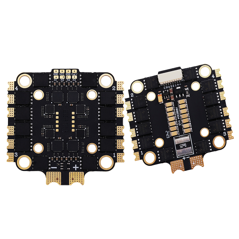 50/55A 6S 4in1 ESC with Dual Pad High Performance FPV Flight Controller Stack for FPV Racing Drone Parts