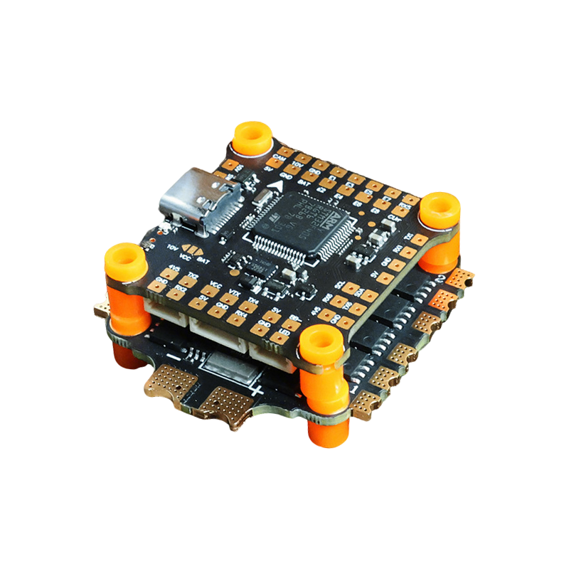 F405 Flight Controller with Integrating 5V/10V Dual BEC 60A 4in1 ESC Mini Flight Controller Stack for FPV Racing Drones Parts