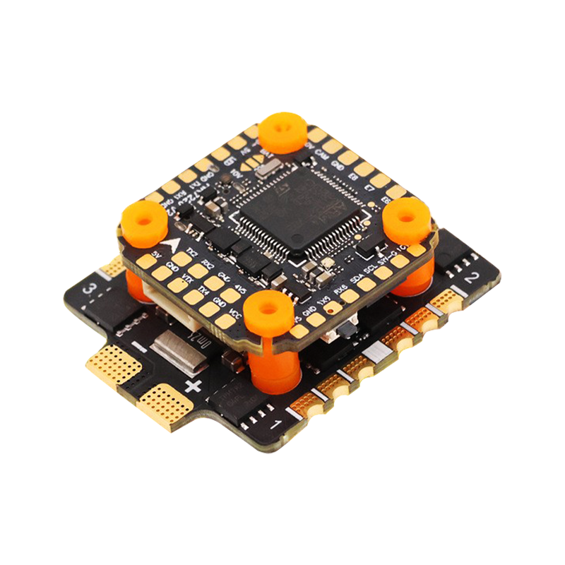 High Performance Flight Controller with Integrating 5V/10V Dual BEC 60A 8S 4in1 ESC F722 Mini Flight Controller Stack for FPV Racing Drones Parts