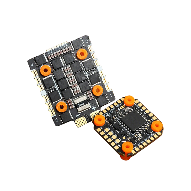 Mini Flight Controller Stack F405 Flight Controller with Integrating 5V/10V Dual BEC 60A 4in1 ESC Brushless ESC for FPV Racing Drones Parts