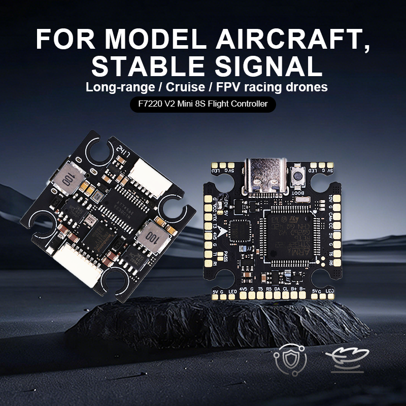 High Performance Flight Controller with Integrating 5V/10V Dual BEC F722 Flight Controller for FPV Racing Freestyle Drones