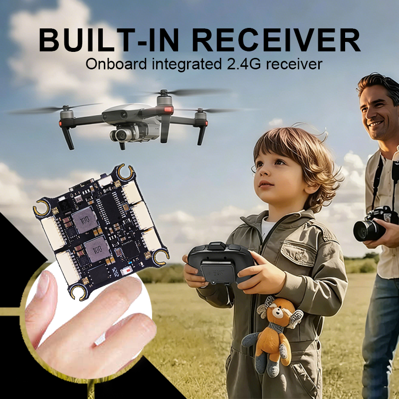 F722 Flight Controller with Integrating 5V/10V Dual BEC High Performance Drone Flight Controller for FPV Racing Freestyle Drones