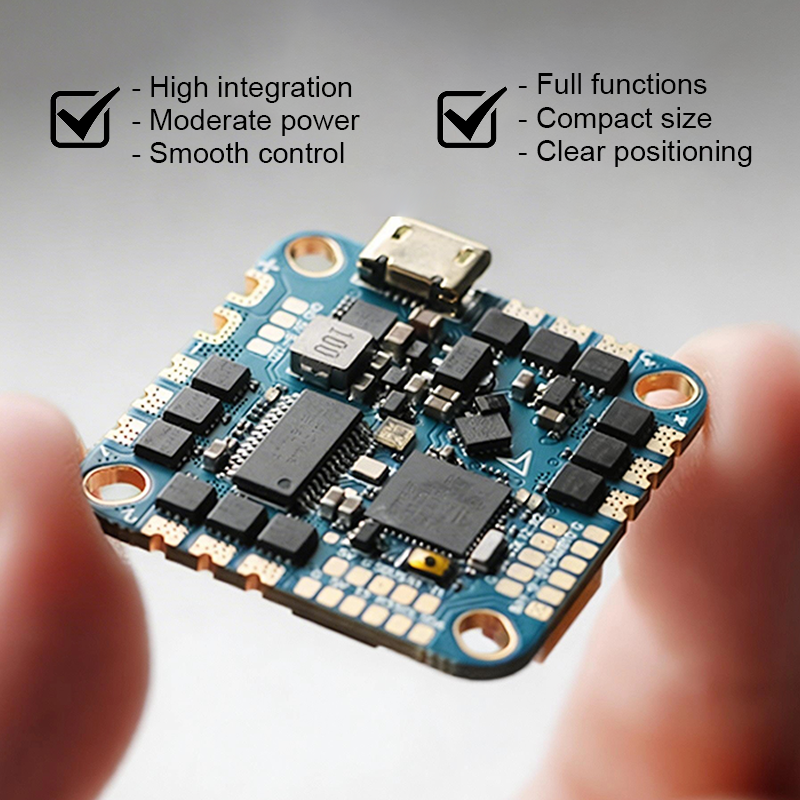 High Performance AIO Flight Controller F411 20A 5S 4in1 ESC Brushless ESC for FPV Racing Freestyle Drones
