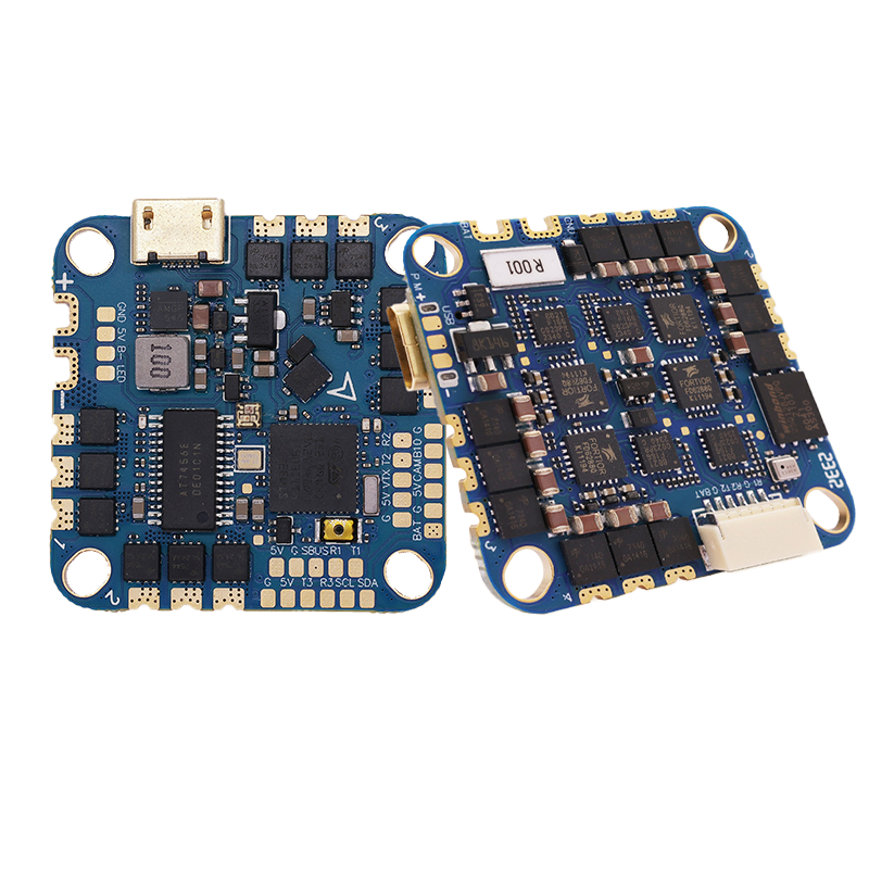 Mini Flight Controller 40A 6S AIO Flight Controller 4in1 ESC Brushless ESC for FPV Racing Freestyle Drones