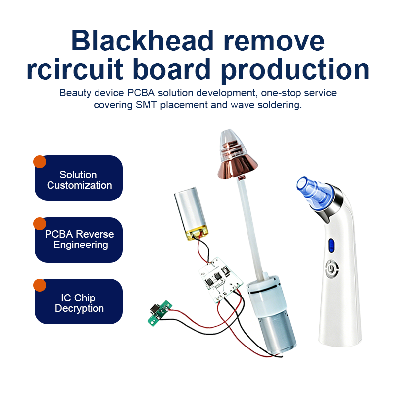 Blackhead Remover Circuit Board – Customizable PCBA for Pore Cleansing Devices with Suction & Heating Control