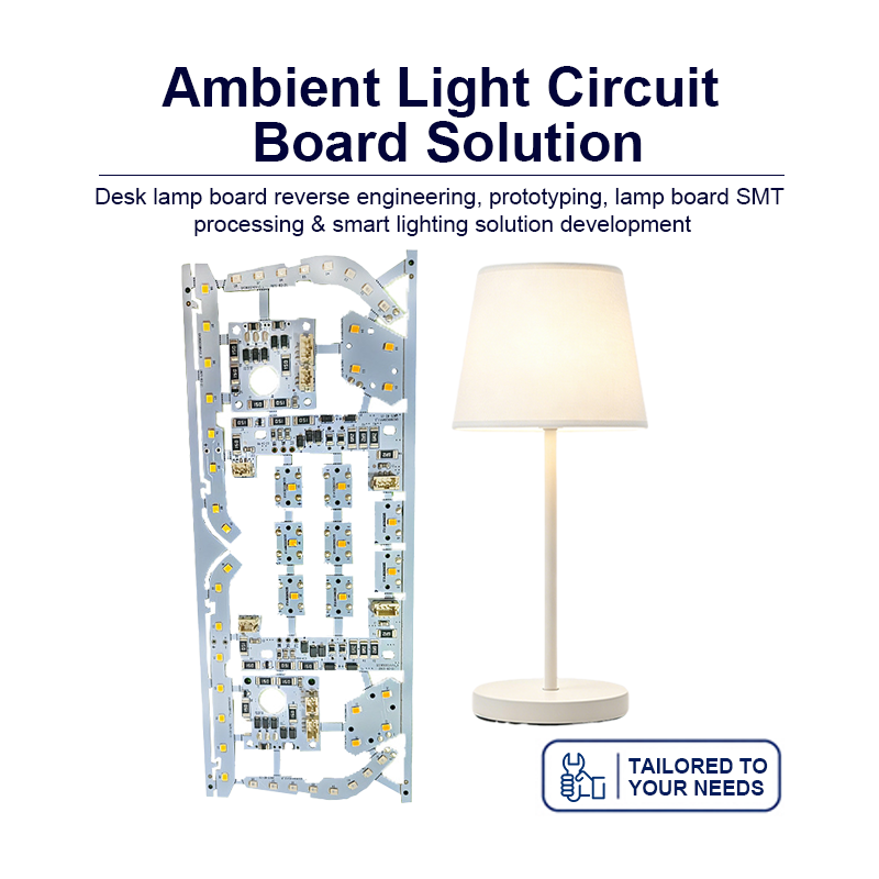 Ambient Light PCBA – RGB/RGBW LED Controller with Bluetooth, IR Remote, Music Sync & Touch Dimming for Smart Home Decoration