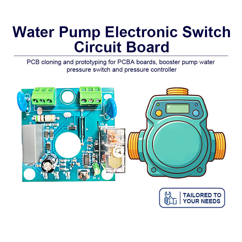 Industrial Pump PCBA – Heavy‑Duty Controller with Dry‑Run Protection, Overload Cutoff, Pressure/Flow Regulation & Remote Monitoring for Commercial/Agricultural Pumps