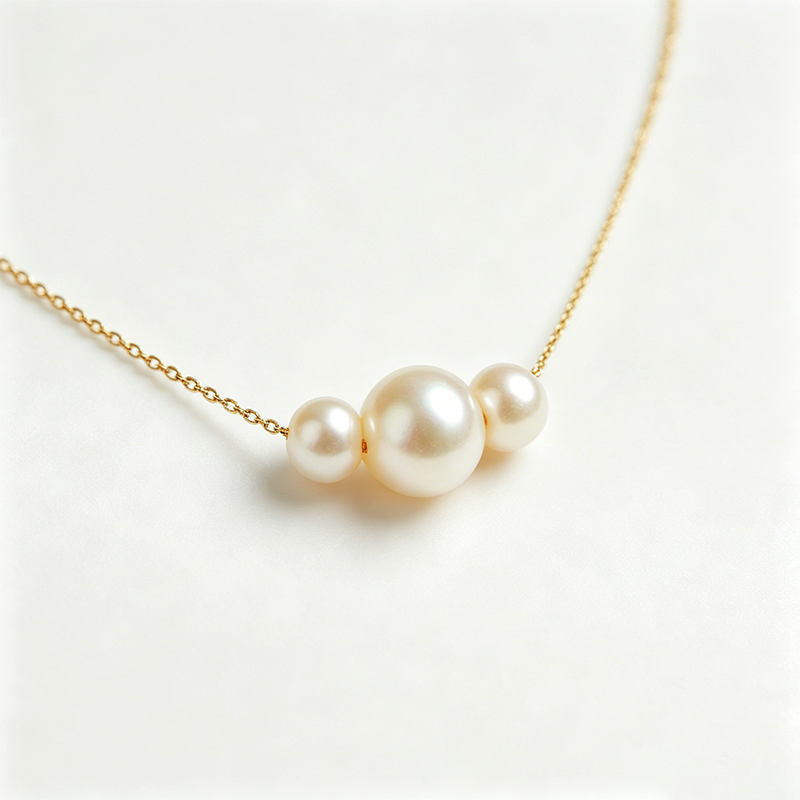 Women's Pearl Choker Layered Necklace – Delicate Birthday Anniversary Gift for Her Daily Wear Jewelry