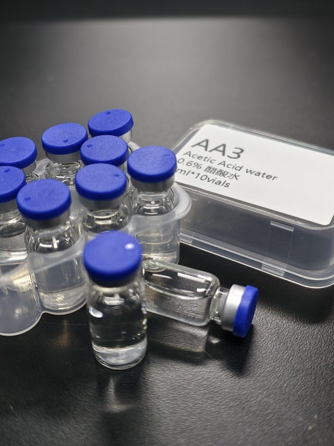 Acetic Acid Water 0.6% 3ml*10vials,Meta pepide,Acetic Acid Water 0.6% 3ml*10vials - Pharmaceutical Grade Peptide