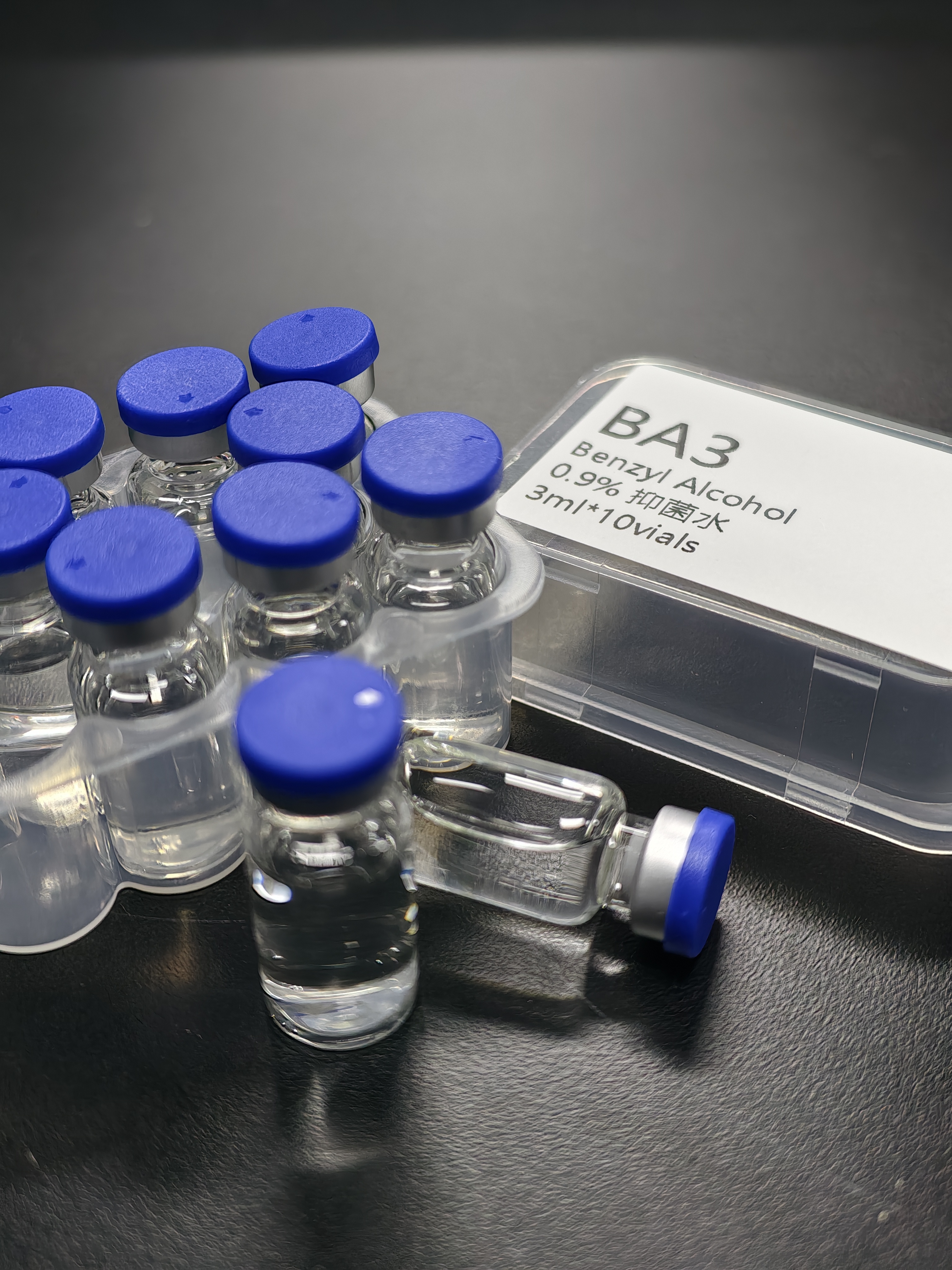 Benzyl Alcohol 0.9% Bacteriostatic Water 3ml*10vials,Meta pepide,Benzyl Alcohol 0.9% Bacteriostatic Water 3ml*10vials - Pharmaceutical Grade Peptide