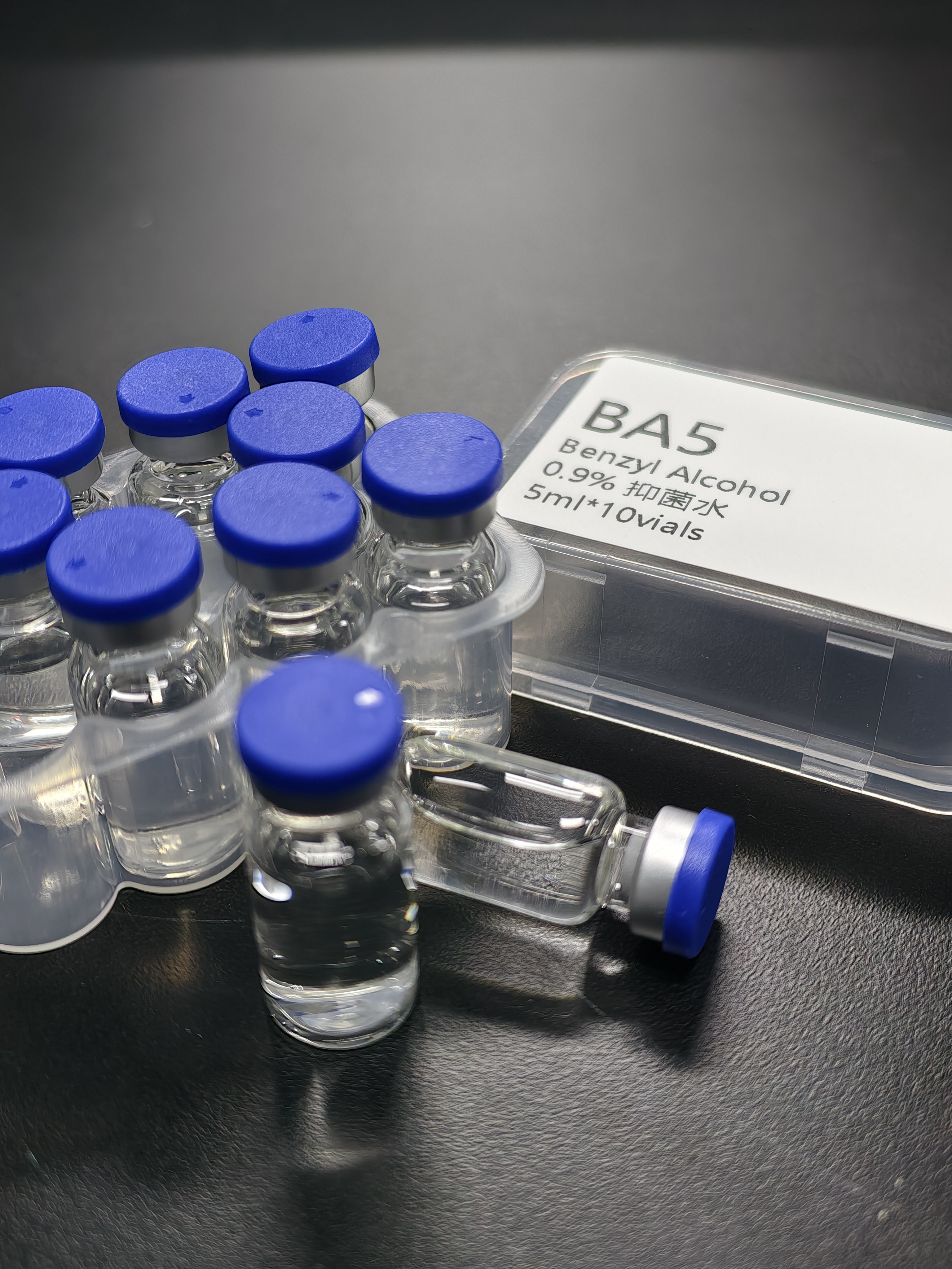 Benzyl Alcohol 0.9% Bacteriostatic Water 5ml*10vials,Meta pepide,Benzyl Alcohol 0.9% Bacteriostatic Water 5ml*10vials - Pharmaceutical Grade Peptide