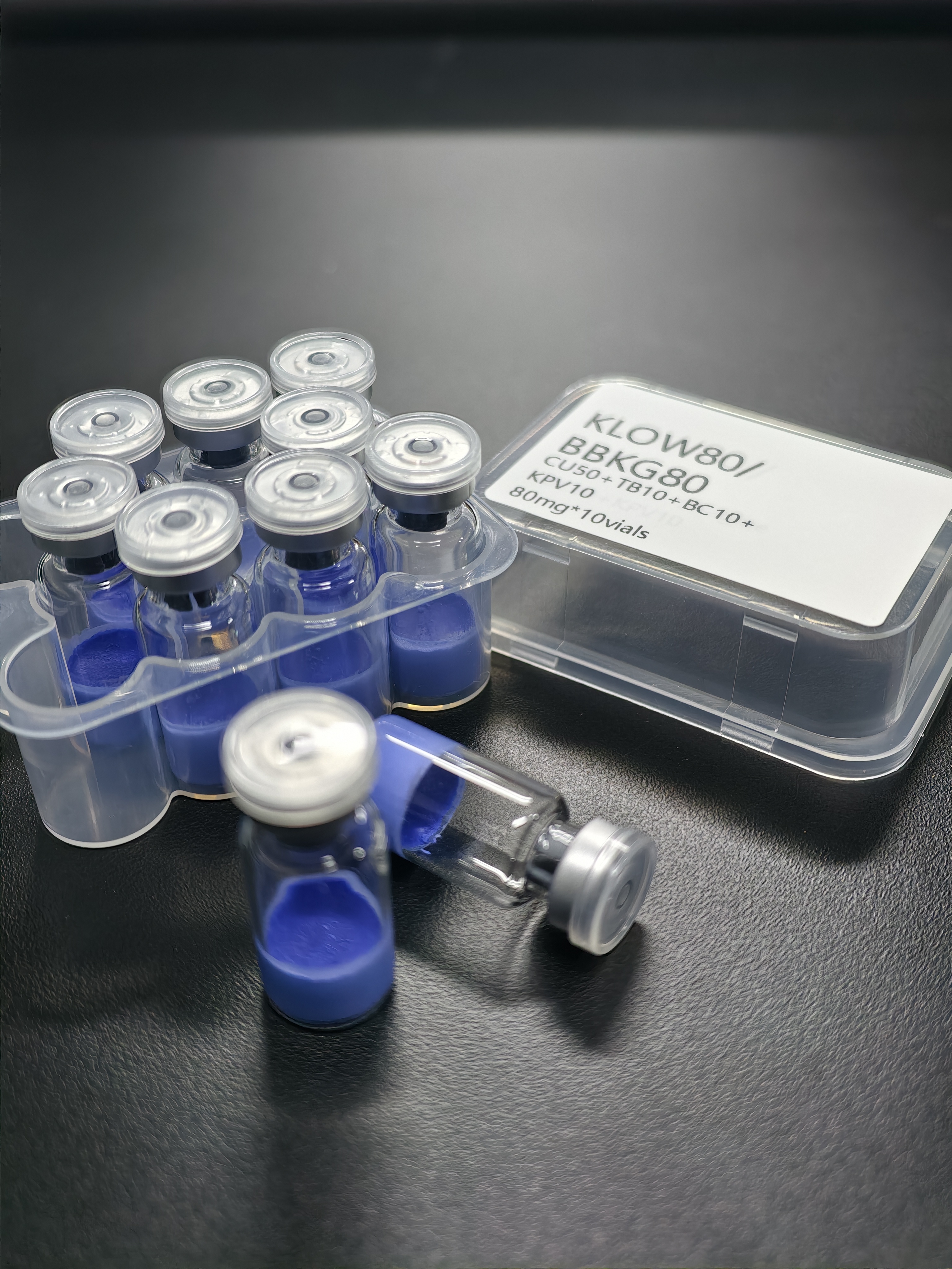 CU50 + TB10 + BC10 + KPV10 80mg*10vials,Meta pepide,CU50 + TB10 + BC10 + KPV10 80mg*10vials - Pharmaceutical Grade Peptide