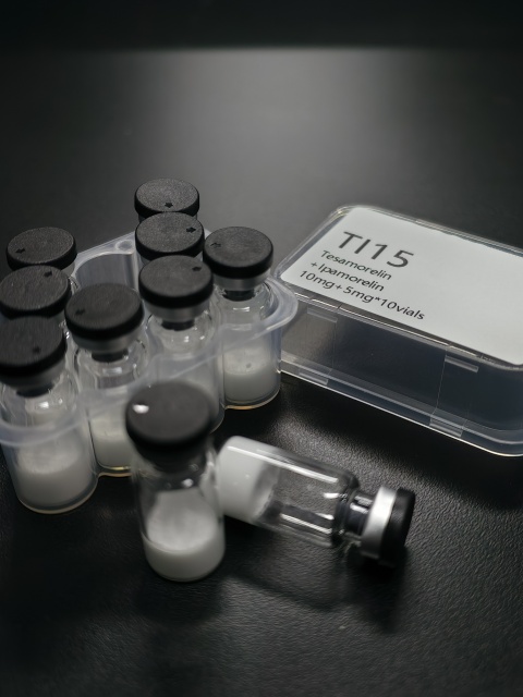Tesamorelin + Ipamorelin Blend 15mg*10vials,Meta pepide,Tesamorelin + Ipamorelin Blend 15mg*10vials - Pharmaceutical Grade Peptide