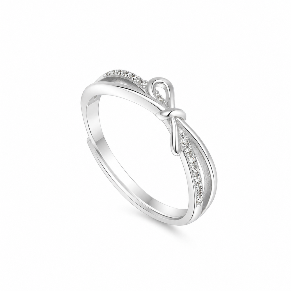 LumiJoy Infinity Knot Adjustable Ring
