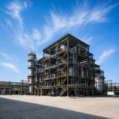 Edifício de aço da planta de processamento