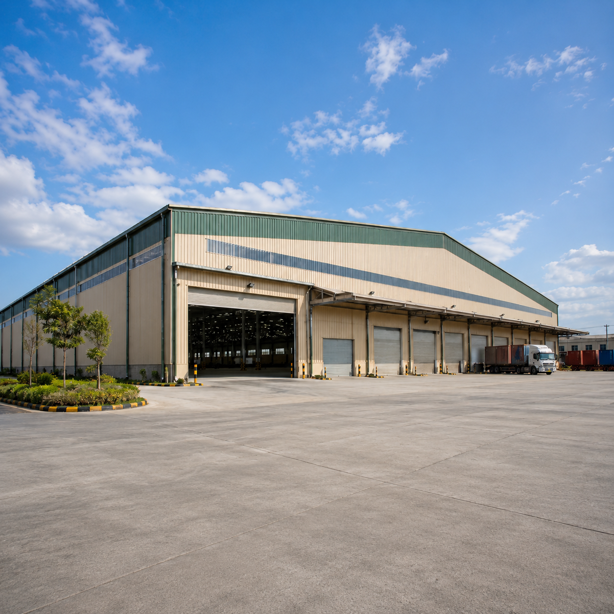 Large-Span Warehouse Structure