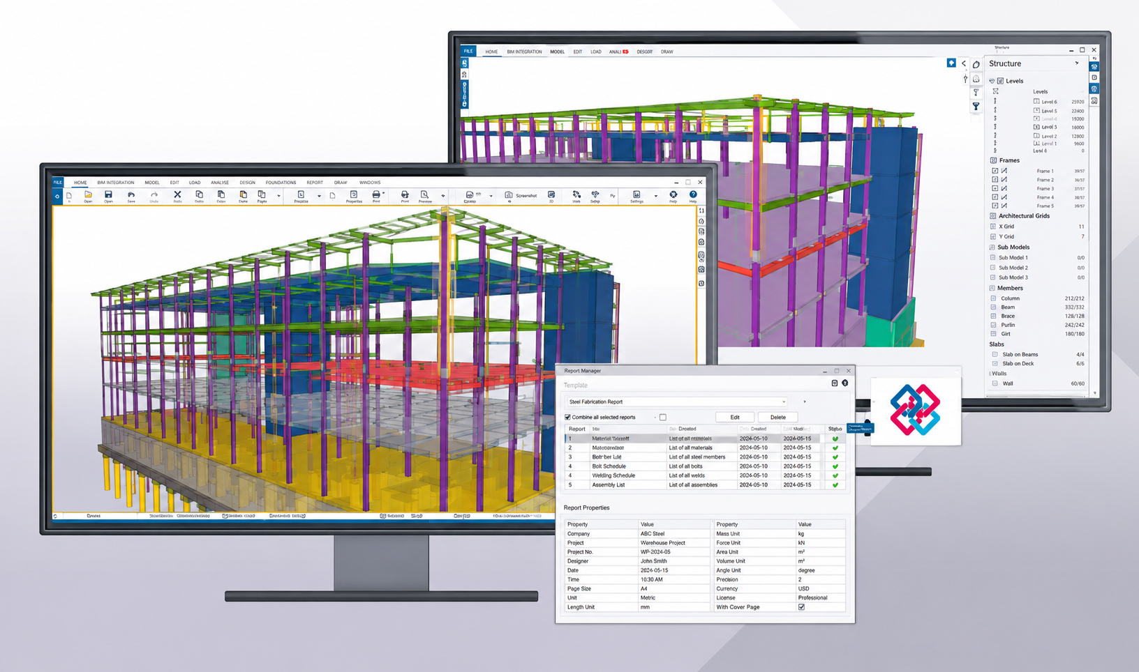 DfMA steel structure detailing and BIM coordination