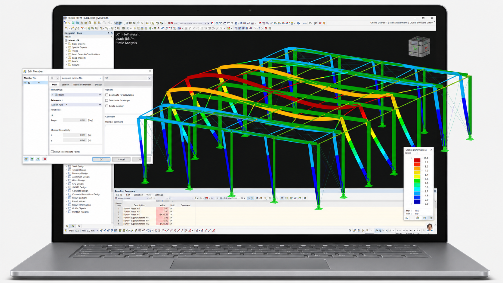 Steel structure analysis and structural design engineering