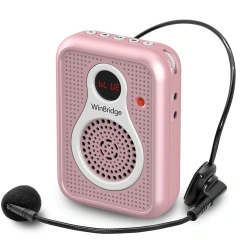 S208 10W Mini Voice Amplifier – Portable Rechargeable PA System with Wired Headset | WinBridge