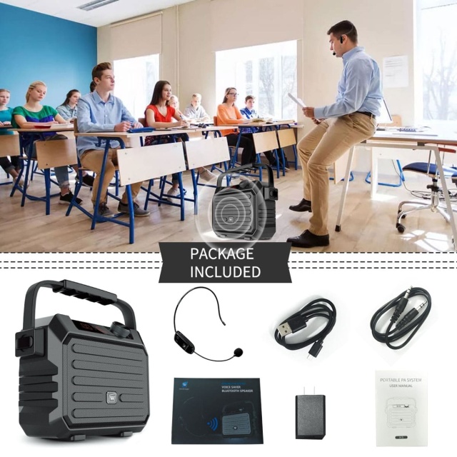 H5 30W UHF Wireless Voice Amplifier – High Power Portable PA System with TWS | WinBridge