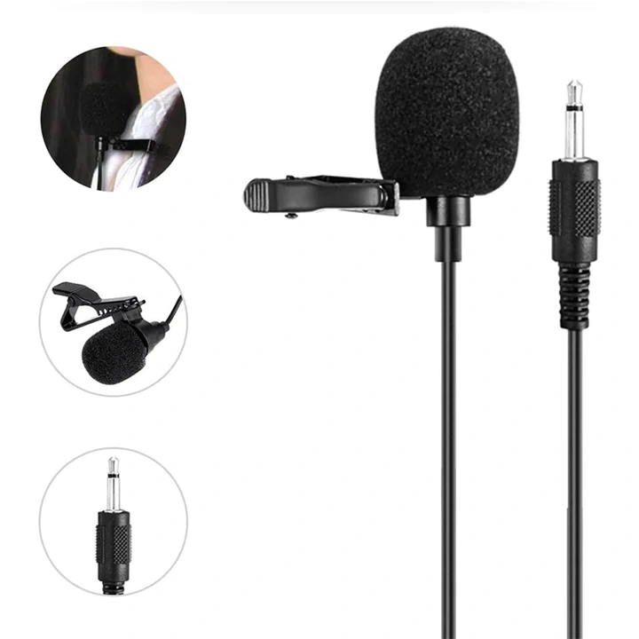 S6 3.5mm Lavalier Microphone – Clip-On Wired Lapel Mic for Voice Amplifiers | WinBridge