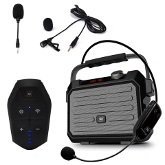 H5 Plus 30W UHF Wireless Voice Amplifier – Professional Portable PA System with Dual Microphone Kit | WinBridge