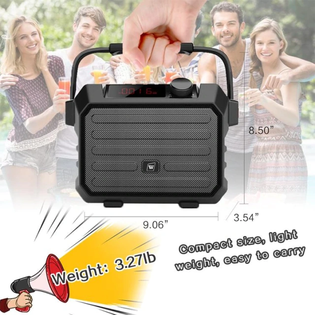 H5 30W UHF Wireless Voice Amplifier – High Power Portable PA System with TWS | WinBridge